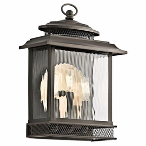 Kichler Pettiford Olde Bronze Large Outdoor Wall Light outdoor wall lamp