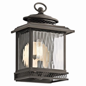 Kichler Pettiford Olde Bronze Small Outdoor Wall Light outdoor wall lamp