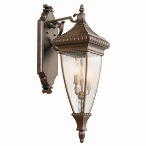 Kichler Rain Brushed Bronze Large Outdoor Wall Light outdoor wall lamp