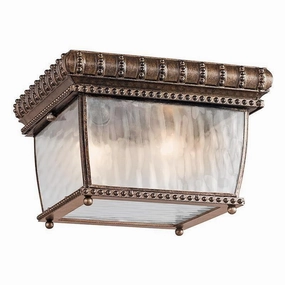 Kichler Rain Brushed Bronze Outdoor Porch Ceiling  Ceiling Lantern outdoor wall lamp
