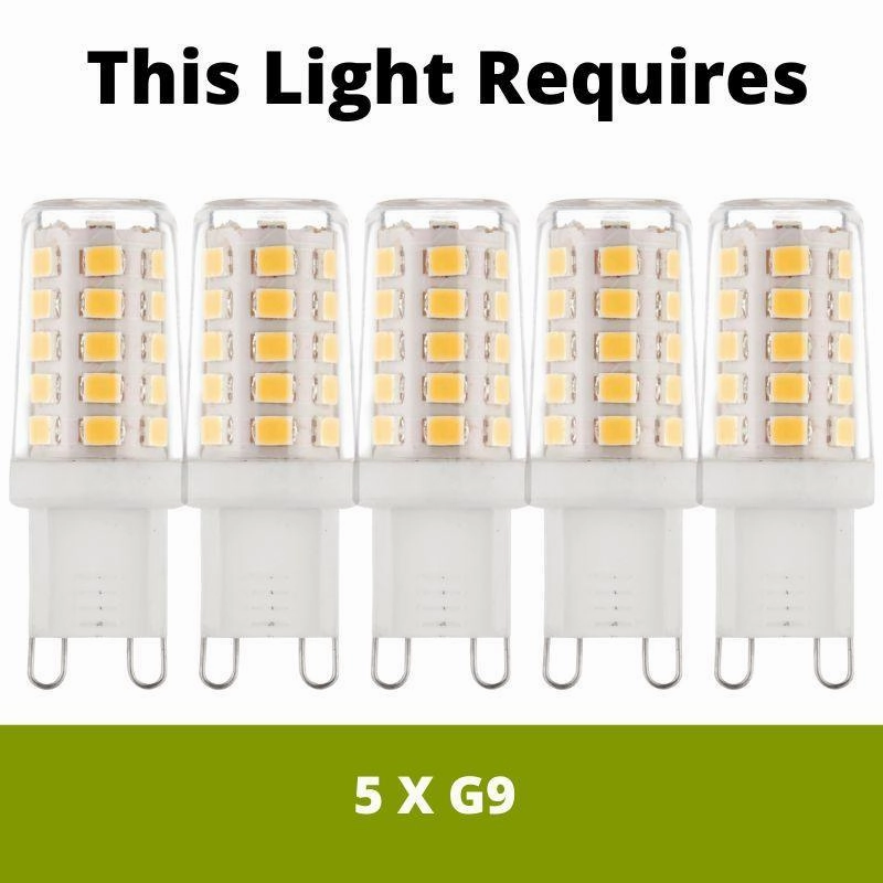 Kichler Saldana Classic Pewter 5 Light Pendant