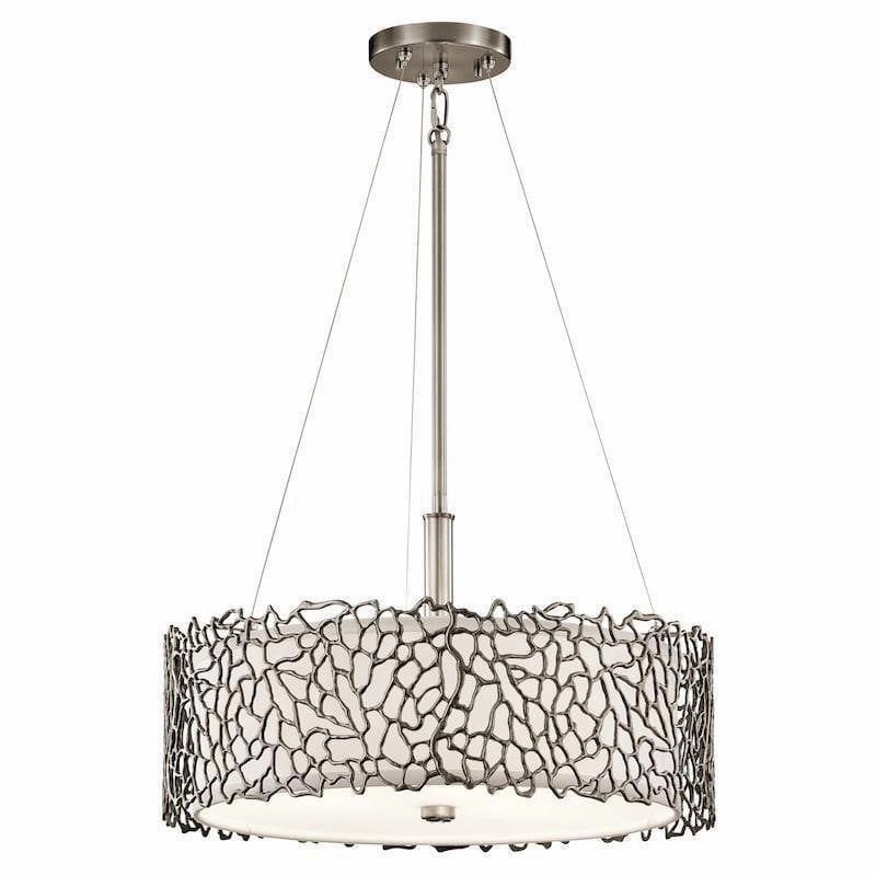 Kichler Silver Coral Duo-Mount Pendant Ceiling Light modern ceiling lamp