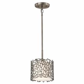 Kichler Silver Coral Mini Pendant Ceiling Light modern ceiling lamp