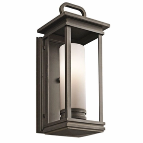 Kichler South Hope Medium Rubbed Bronze Outdoor Wall Light outdoor wall lamp