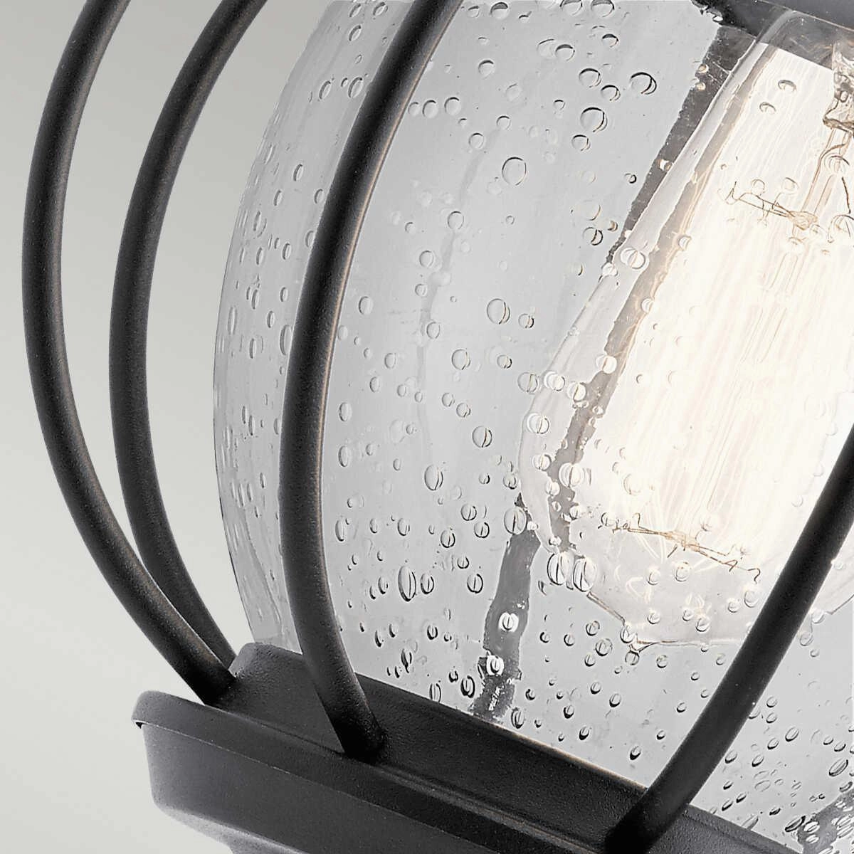 Kichler Vandalia Outdoor Black Wall Light