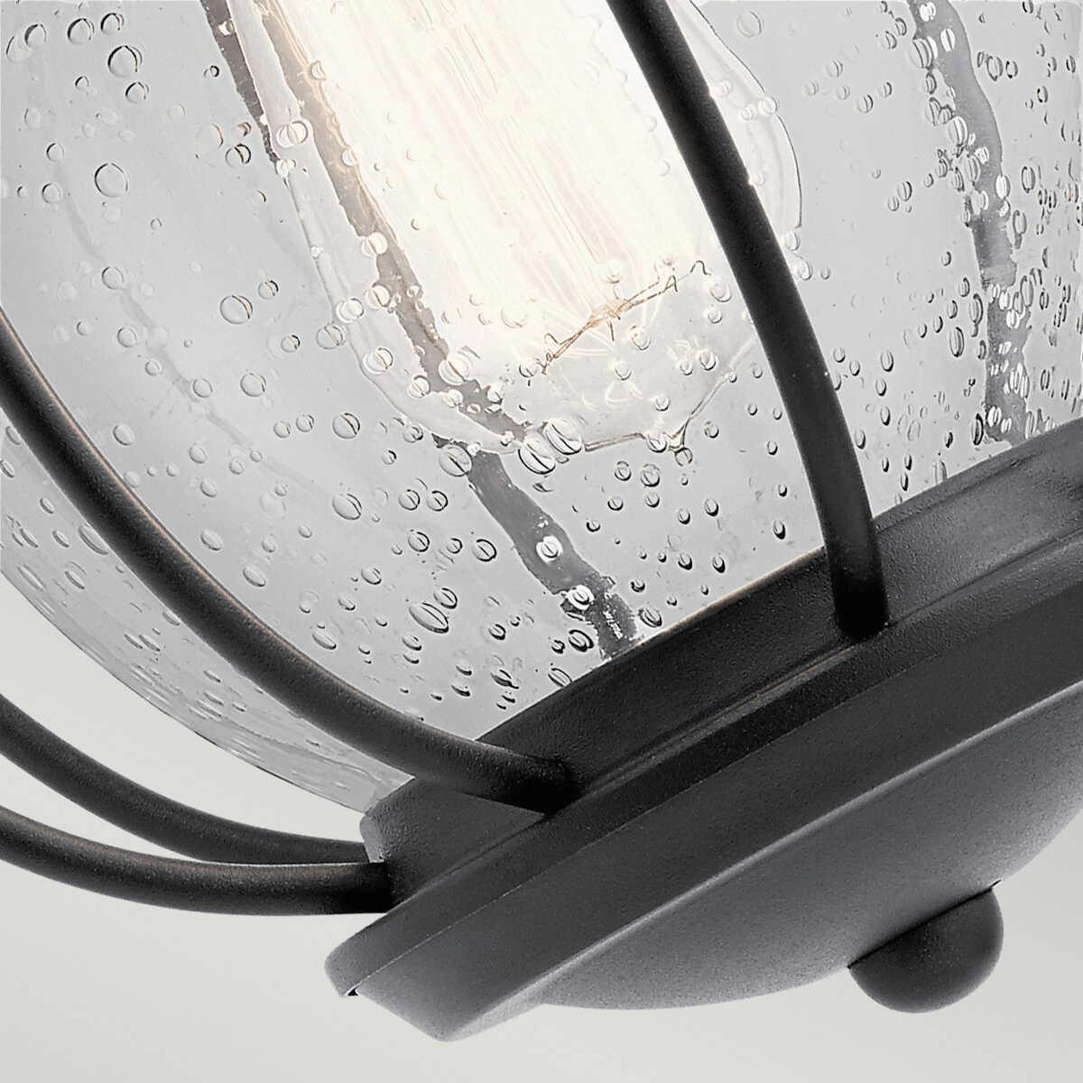 Kichler Vandalia Outdoor Black Wall Light
