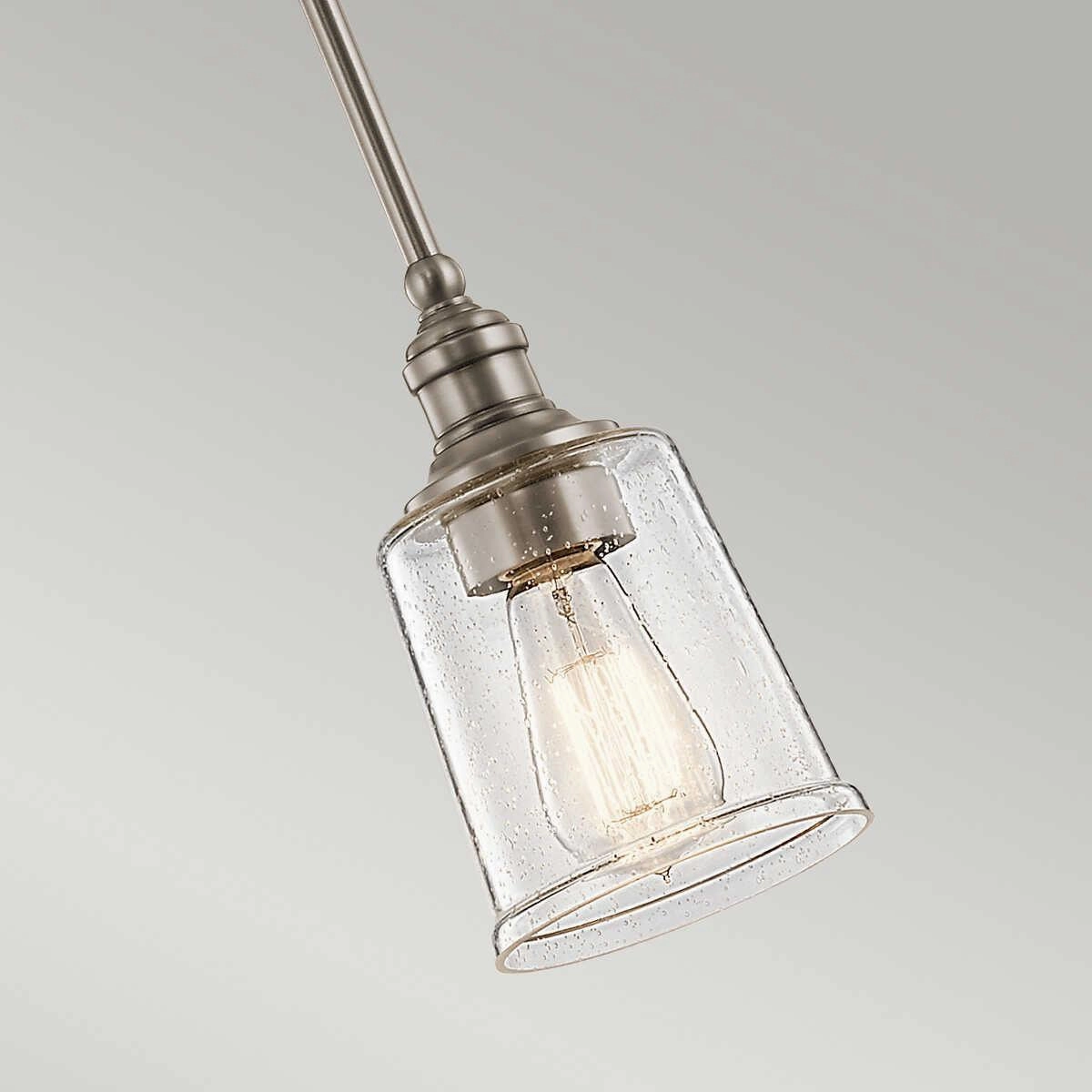 Kichler Waverly 1 Light Classic Pewter Mini Ceiling Pendant