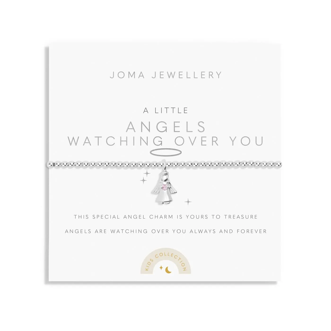 Kids A Little Angels Watching Over You Silver Plated Bracelet C770 Joma Jewellery
