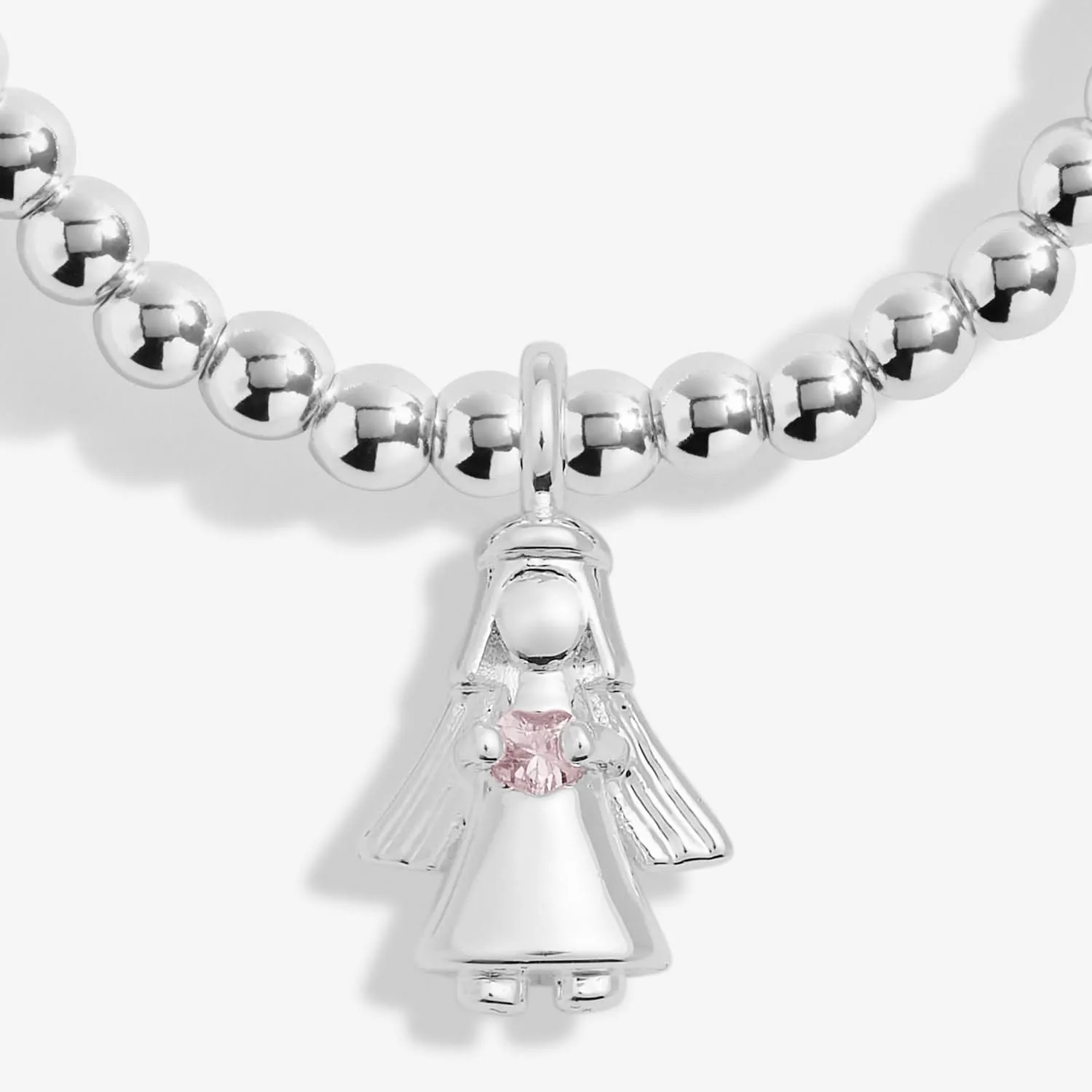 Kids A Little Angels Watching Over You Silver Plated Bracelet C770 Joma Jewellery