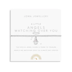 Kids A Little Angels Watching Over You Silver Plated Bracelet C770 Joma Jewellery