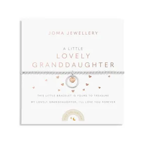 Kids A Little Lovely Granddaughter Silver Rose Gold Plated Bracelet C768 Joma Jewellery