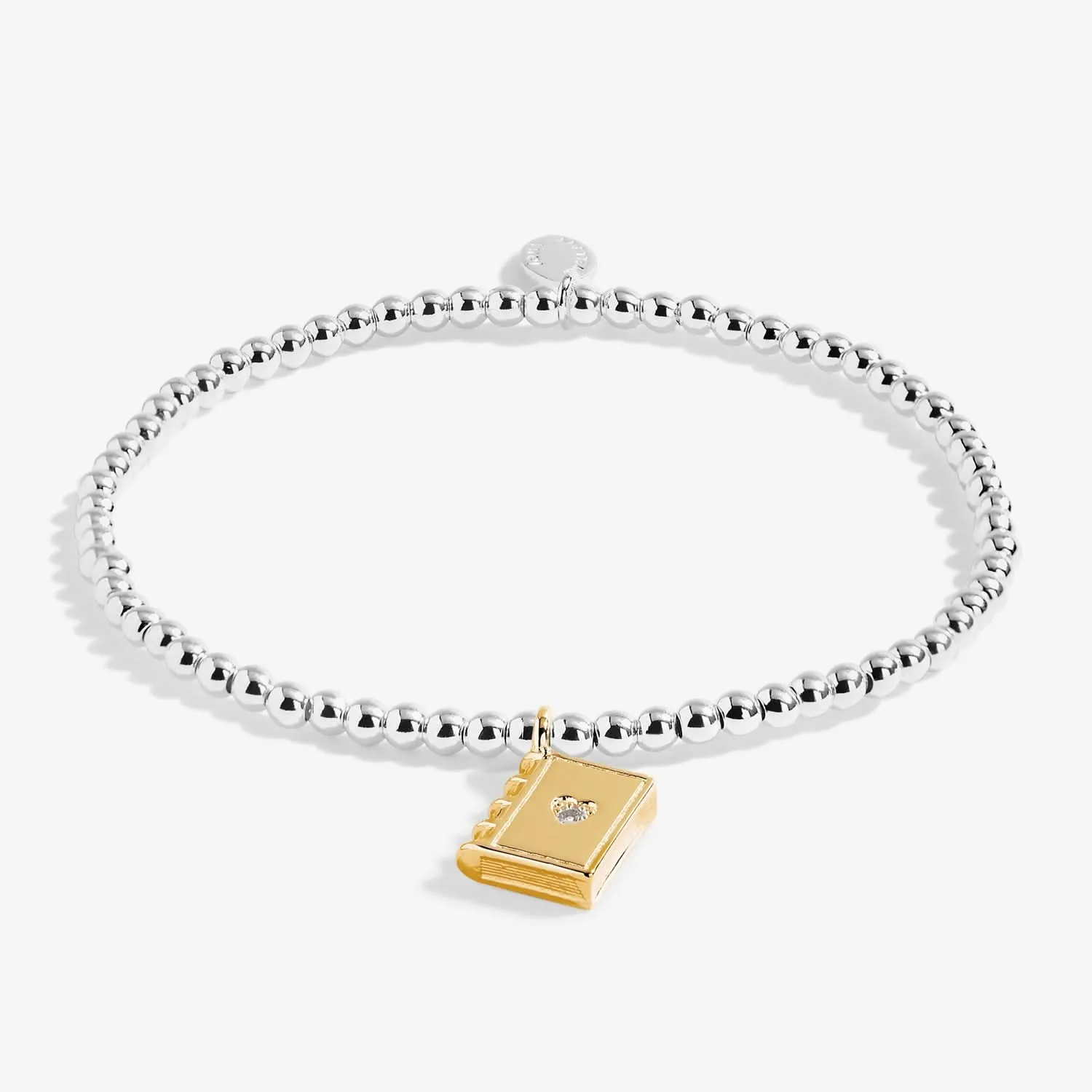 Kids A Little Off To School Silver Gold Plated Bracelet C769 Joma Jewellery