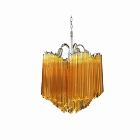 Kite Amber Chandelier flowerpot LED lamp
