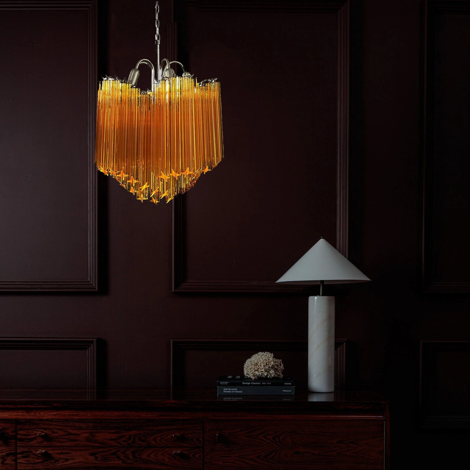 Kite Amber Chandelier