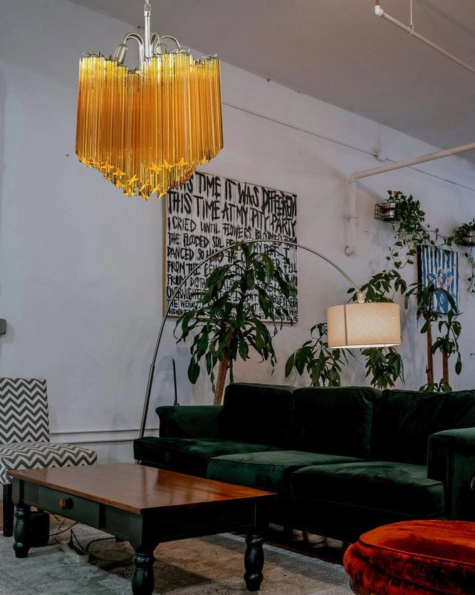 Kite Amber Chandelier