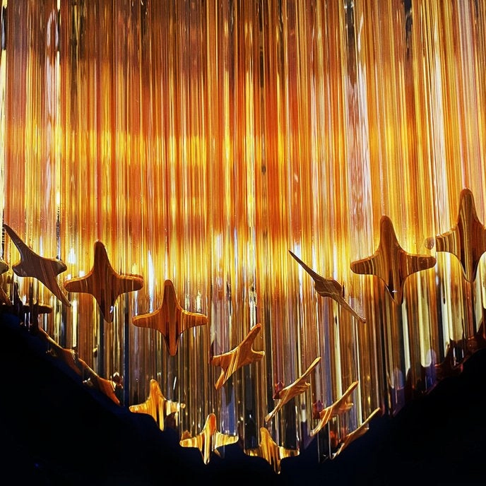 Kite Amber Chandelier