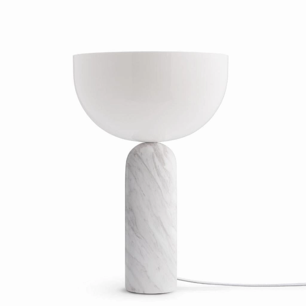 Kizu Bordlampe Hvid Marmor Large - New Works ambient lighting fixture