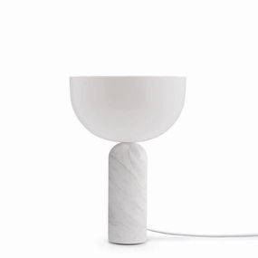 Kizu Bordlampe Hvid Marmor Small - New Works ambient lighting fixture
