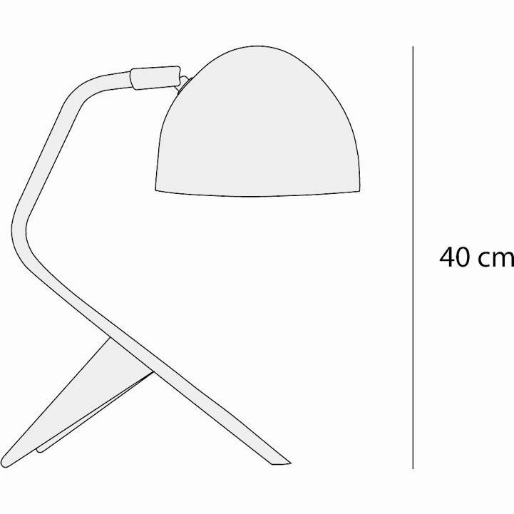 Klassik Studio Studio 1 Table Lamp, Black/Brass