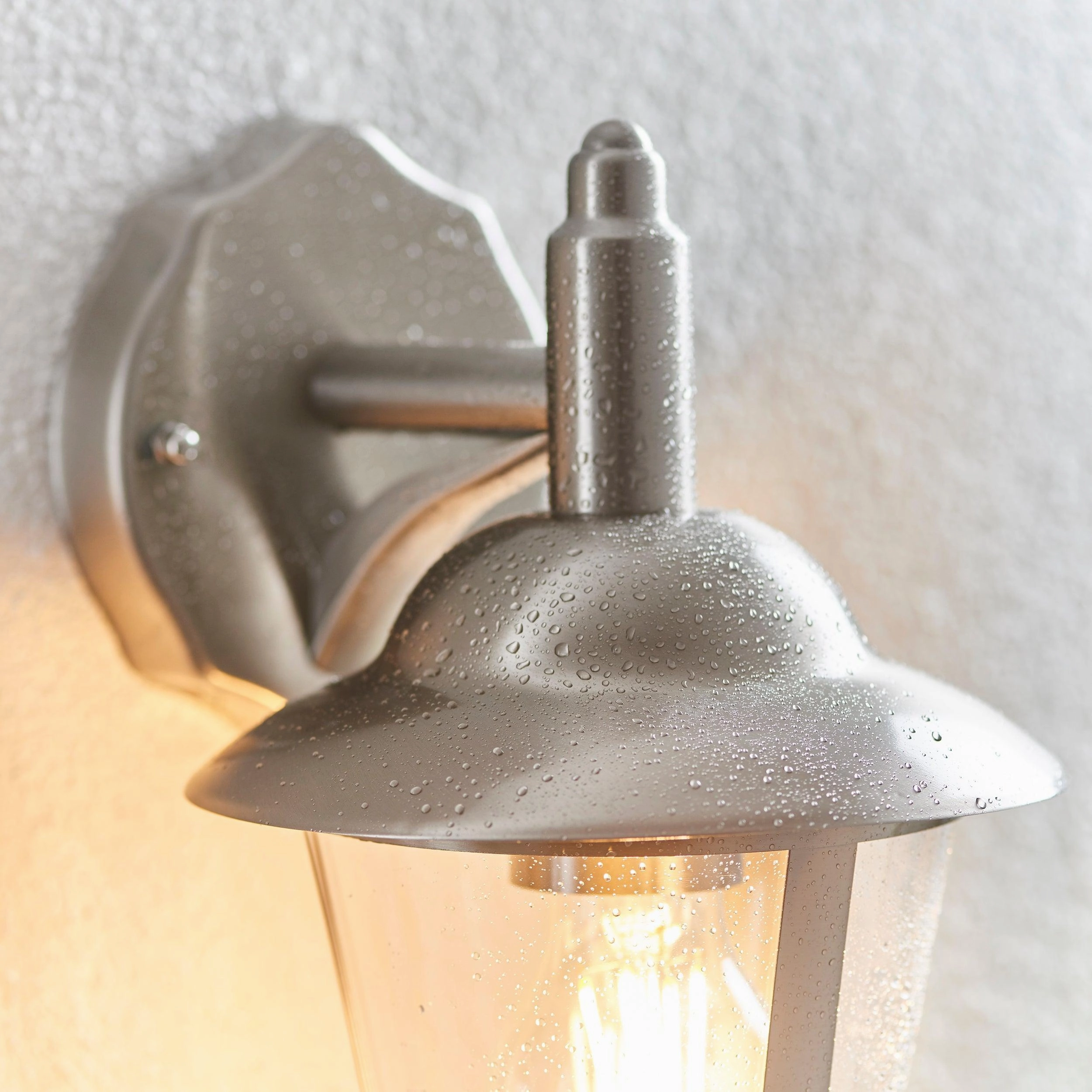 Klien Polished Stainless Steel Hanging Outdoor Wall Light