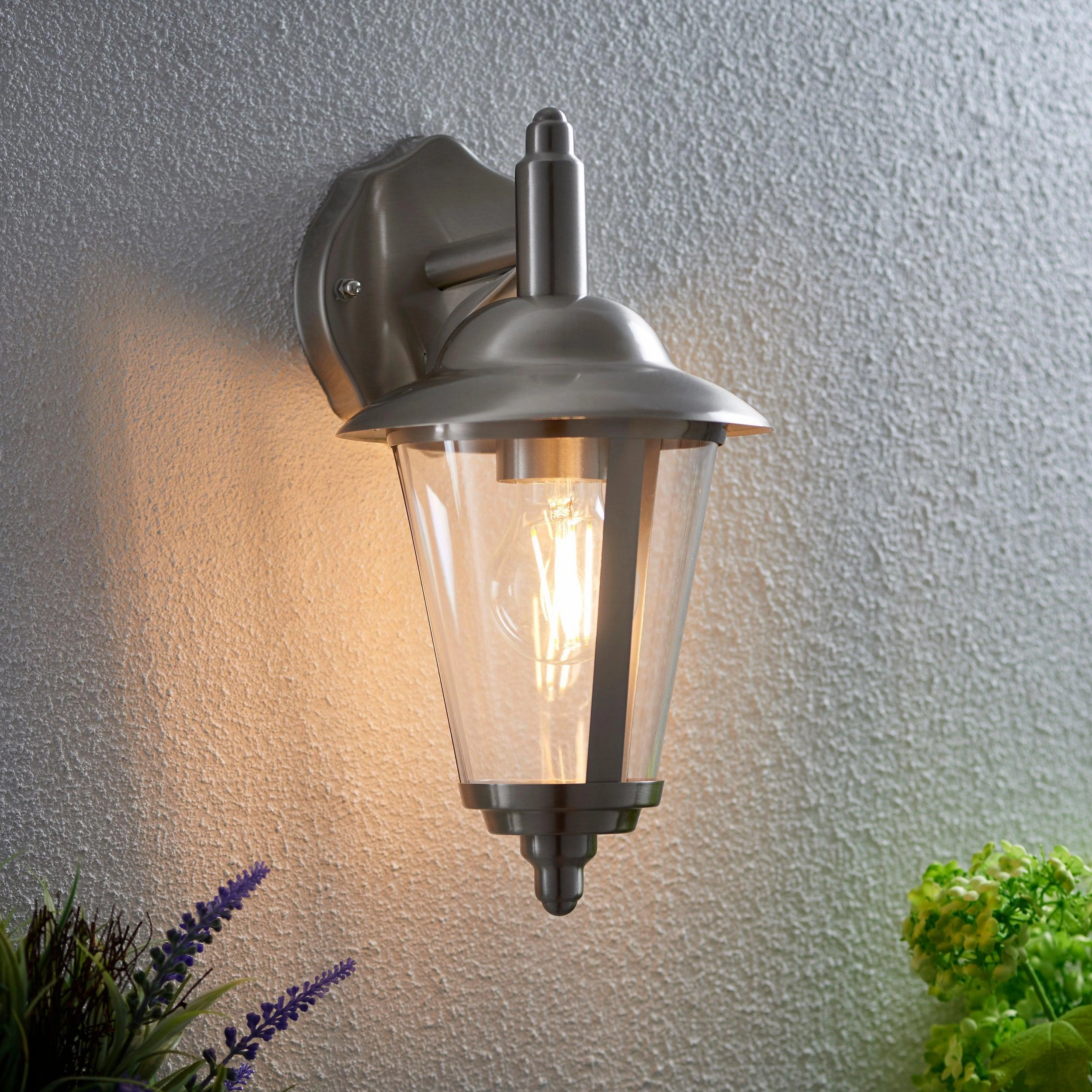 Klien Polished Stainless Steel Hanging Outdoor Wall Light