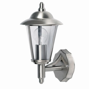 Klien Polished Stainless Steel Upright Outdoor Wall Light outdoor wall lamp