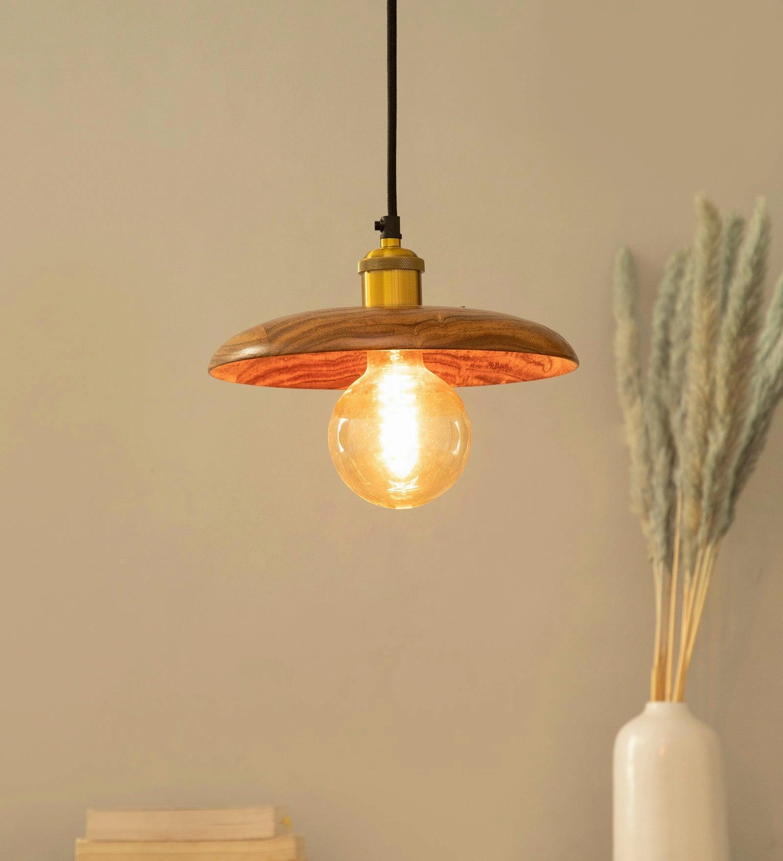 Kuksa Wooden Pendant Light contemporary ceiling fixture