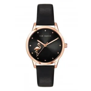 Ladies Fitzrovia Flamingo Stainless Steel Rose Gold Tone Watch BKPFZF009