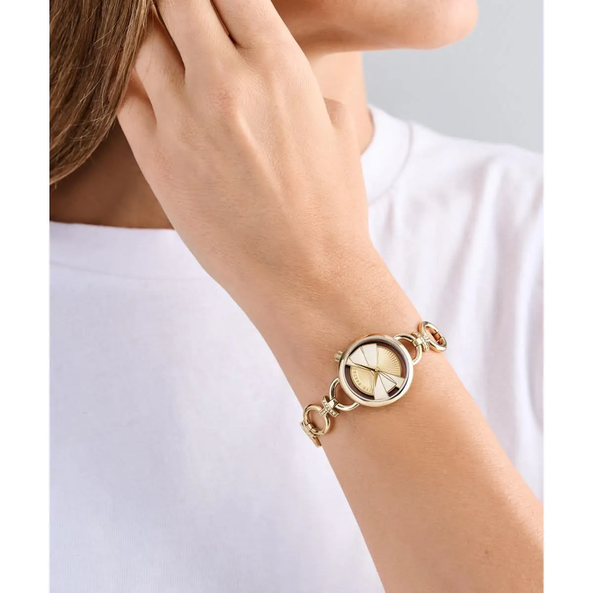 Ladies Iconic Gold Tone Watch BKPLIS501