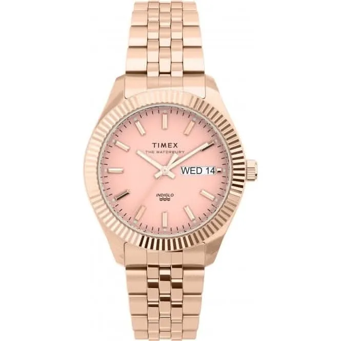 Ladies Waterbury Legacy Boyfriend Rose Gold Watch TW2U78400