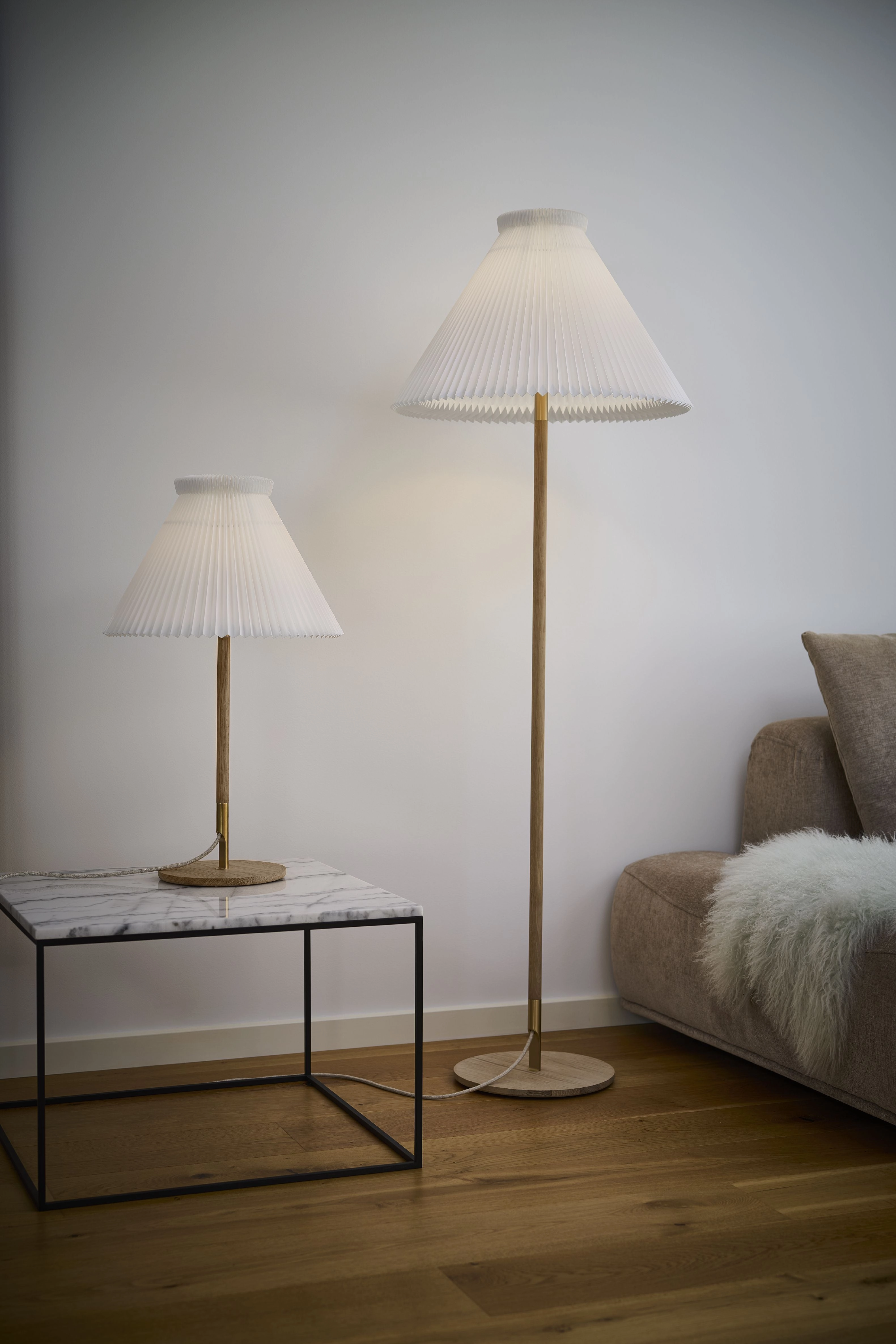 Le Klint 328 Floor Lamp, Light Oak
