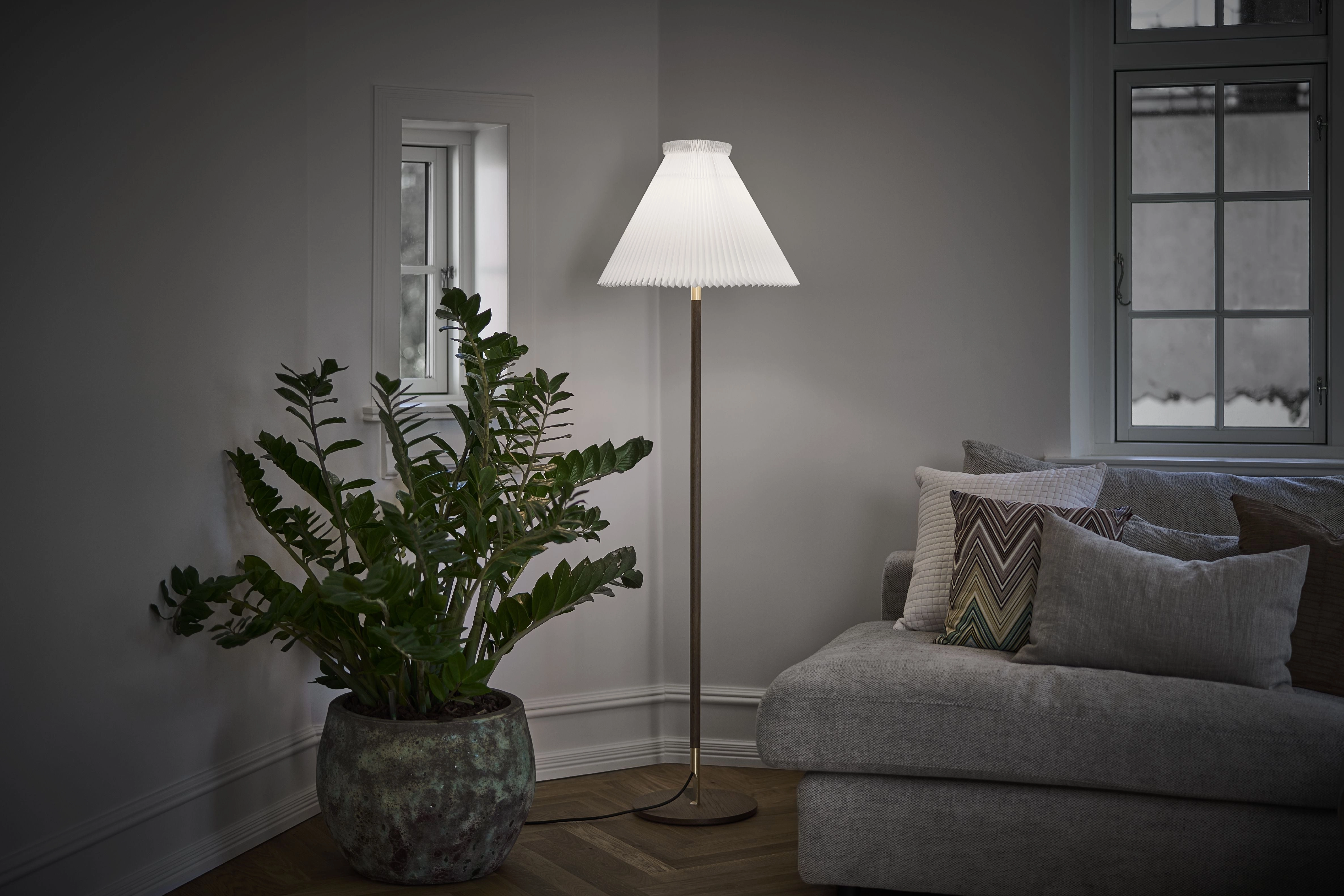 Le Klint 328 Floor Lamp, Smoked Oak
