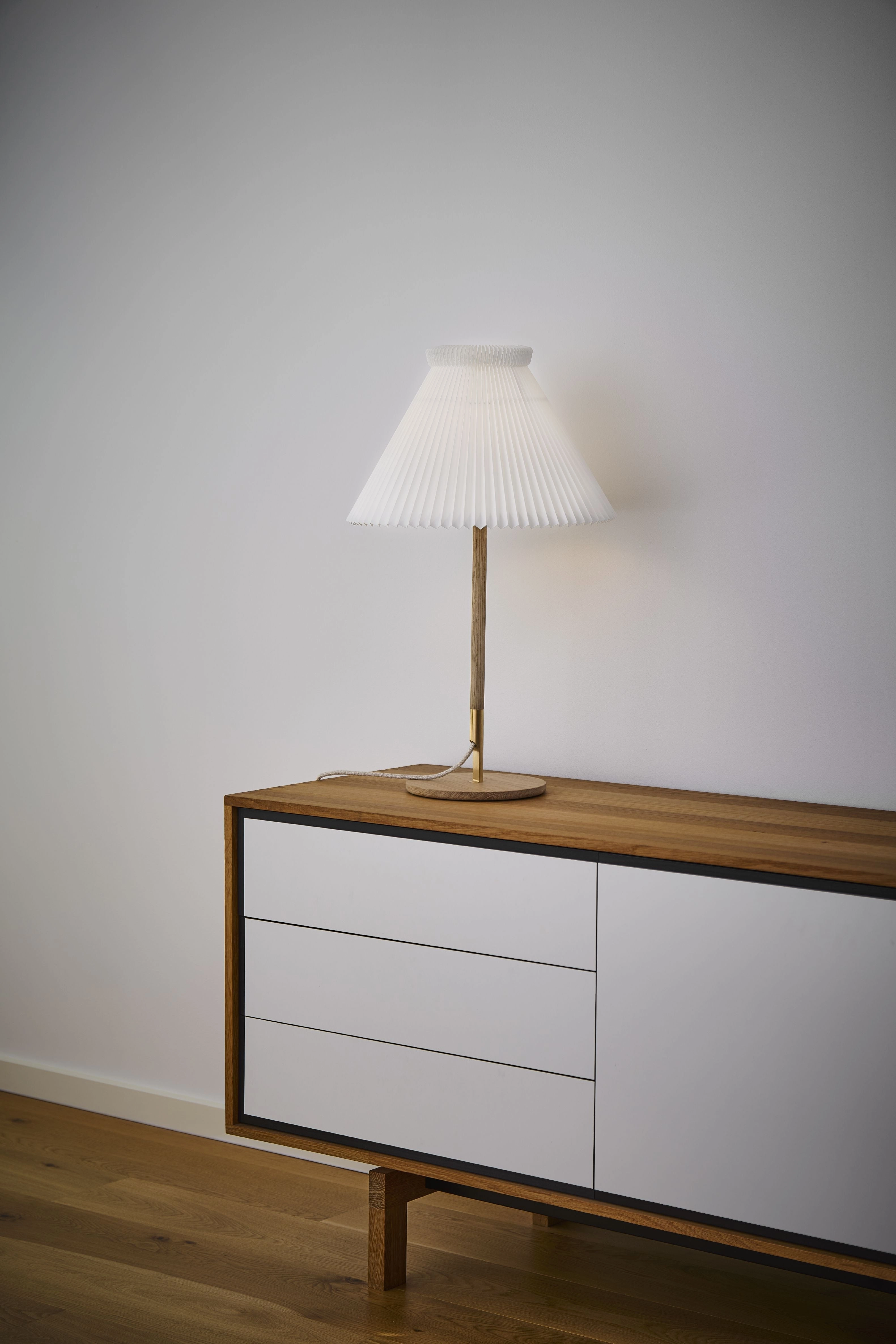 Le Klint 328 T Table Lamp, Light Oak