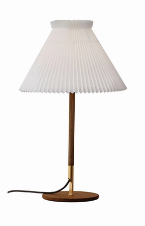 Le Klint 328 T Table Lamp, Smoked Oak designer outdoor lamp
