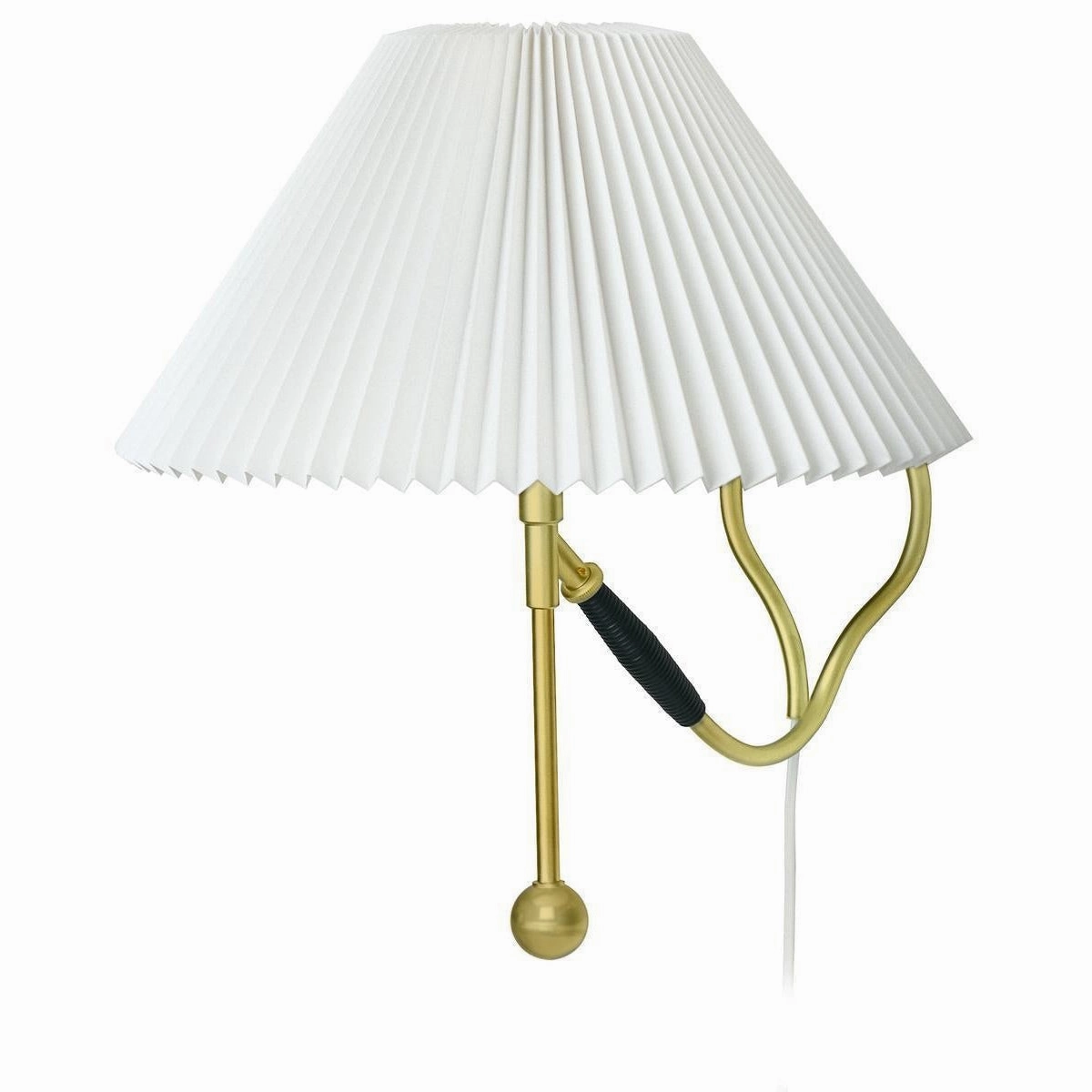 Le Klint Table/Sax Wall Lamp 306 Brass, Paper