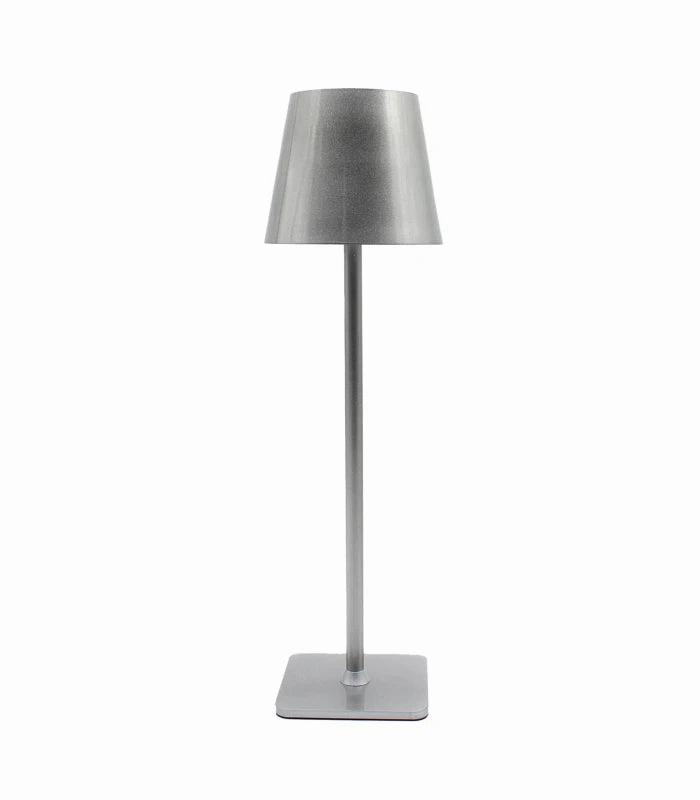 LED bordlampe Inde/ude - Stl/Slv, touch dmpbar, CCT, IP54 udendrs - Lampeagenten ambient lighting fixture
