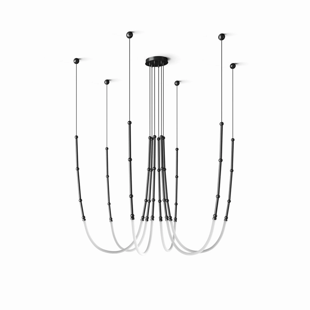 Leda Chandelier flowerpot LED lamp