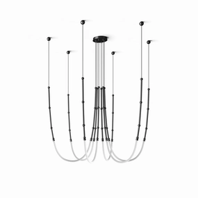 Leda Chandelier flowerpot LED lamp