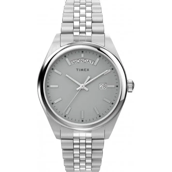 Legacy Day and Date Stainless Steel Bracelet Watch TW2V67900