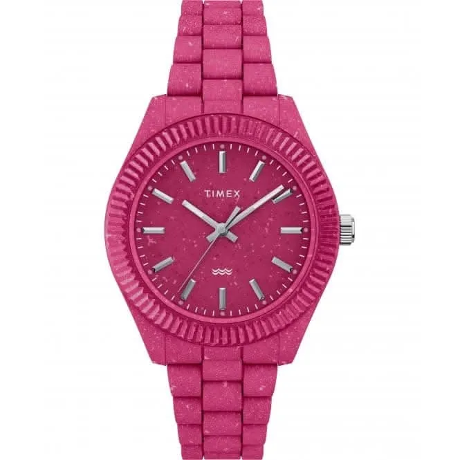 Legacy Ocean Pink Recycled Plastic Bracelet Watch TW2V77200