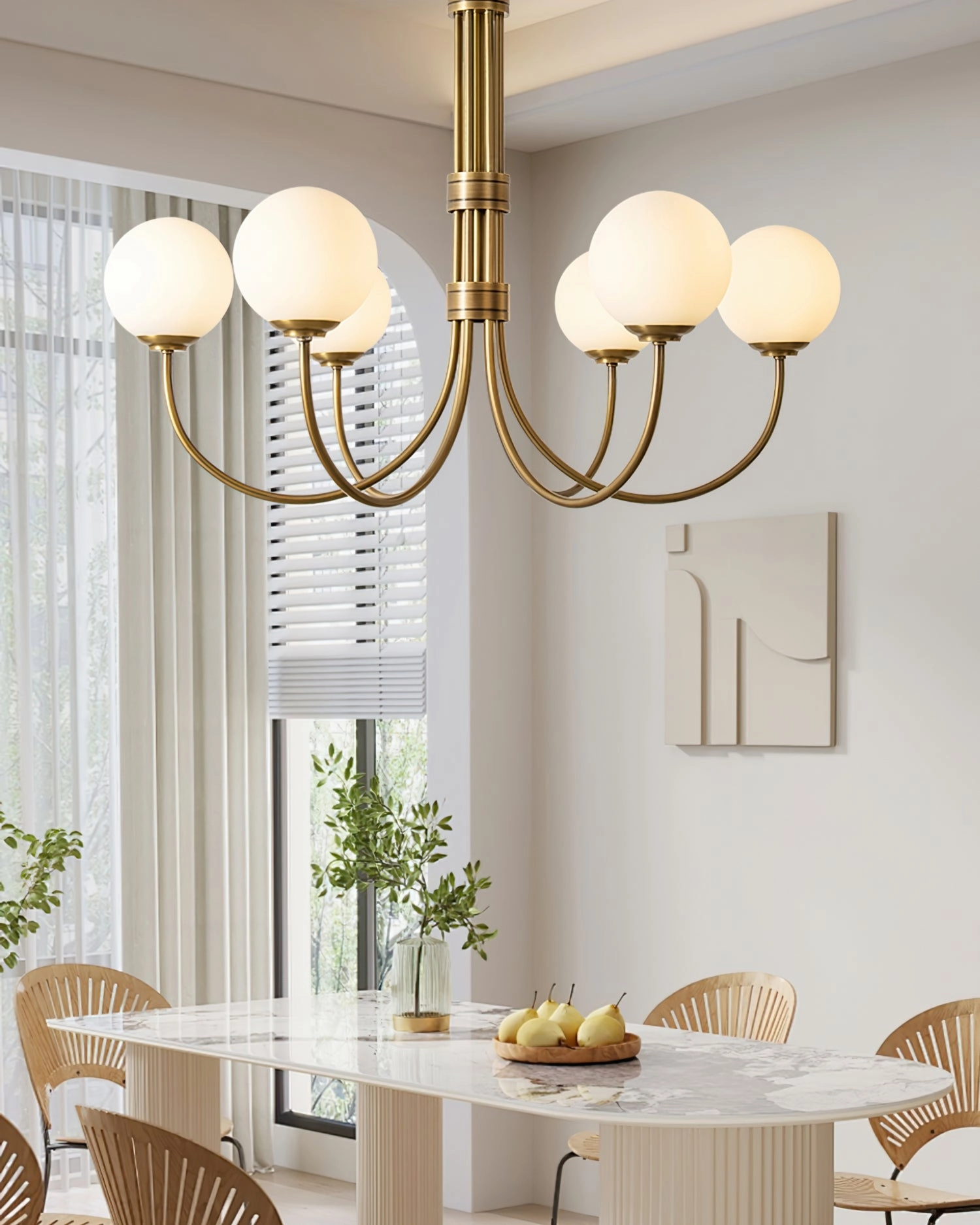 Lenore Brass Chandelier