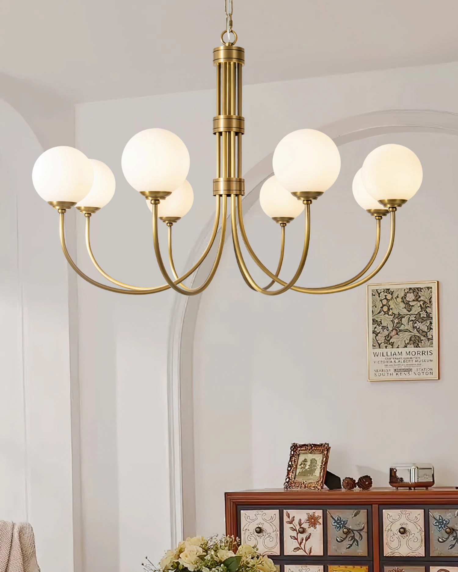 Lenore Brass Chandelier