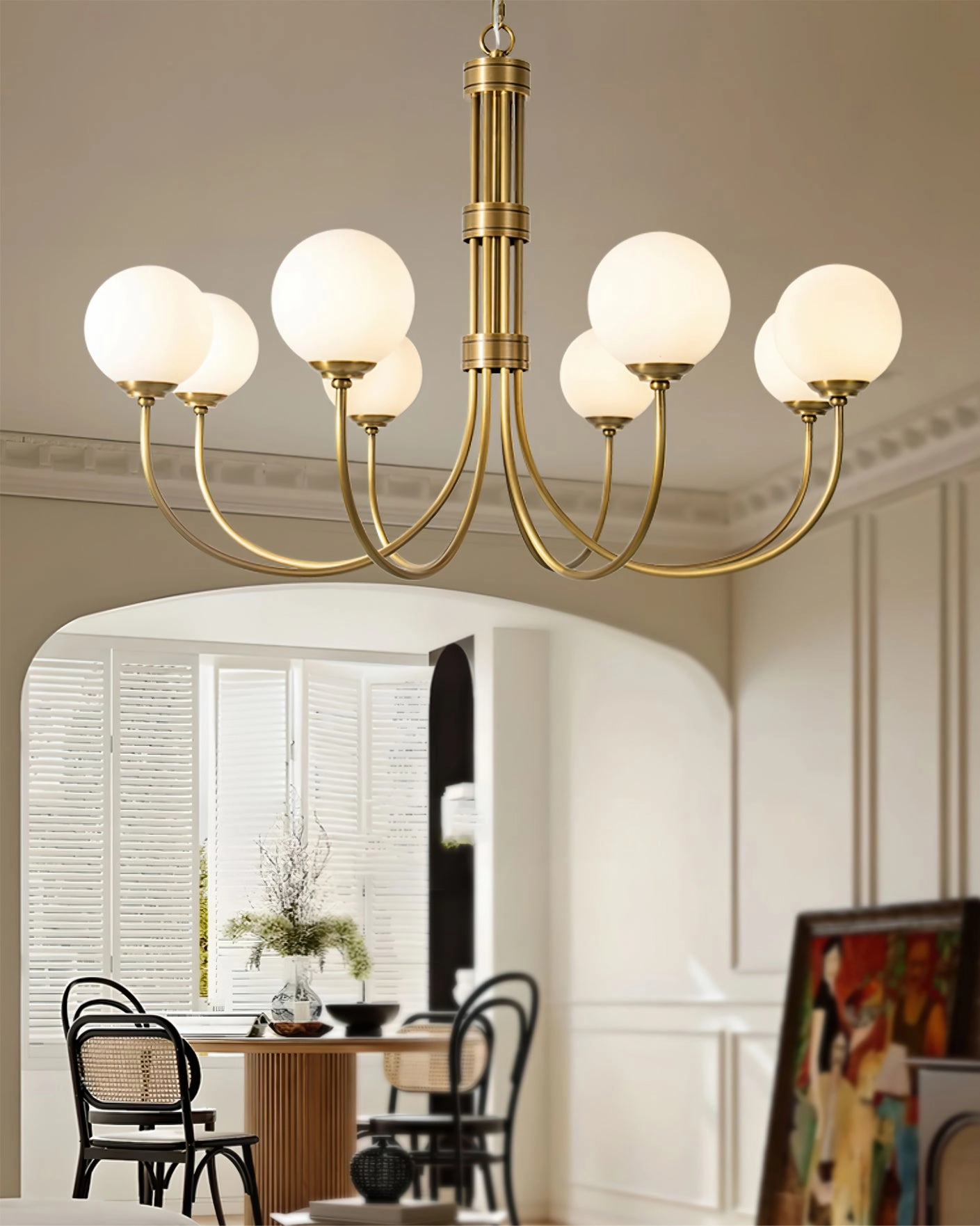 Lenore Brass Chandelier