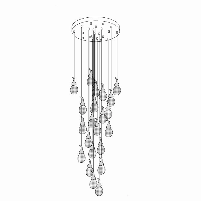 Leo Bubble Chandelier