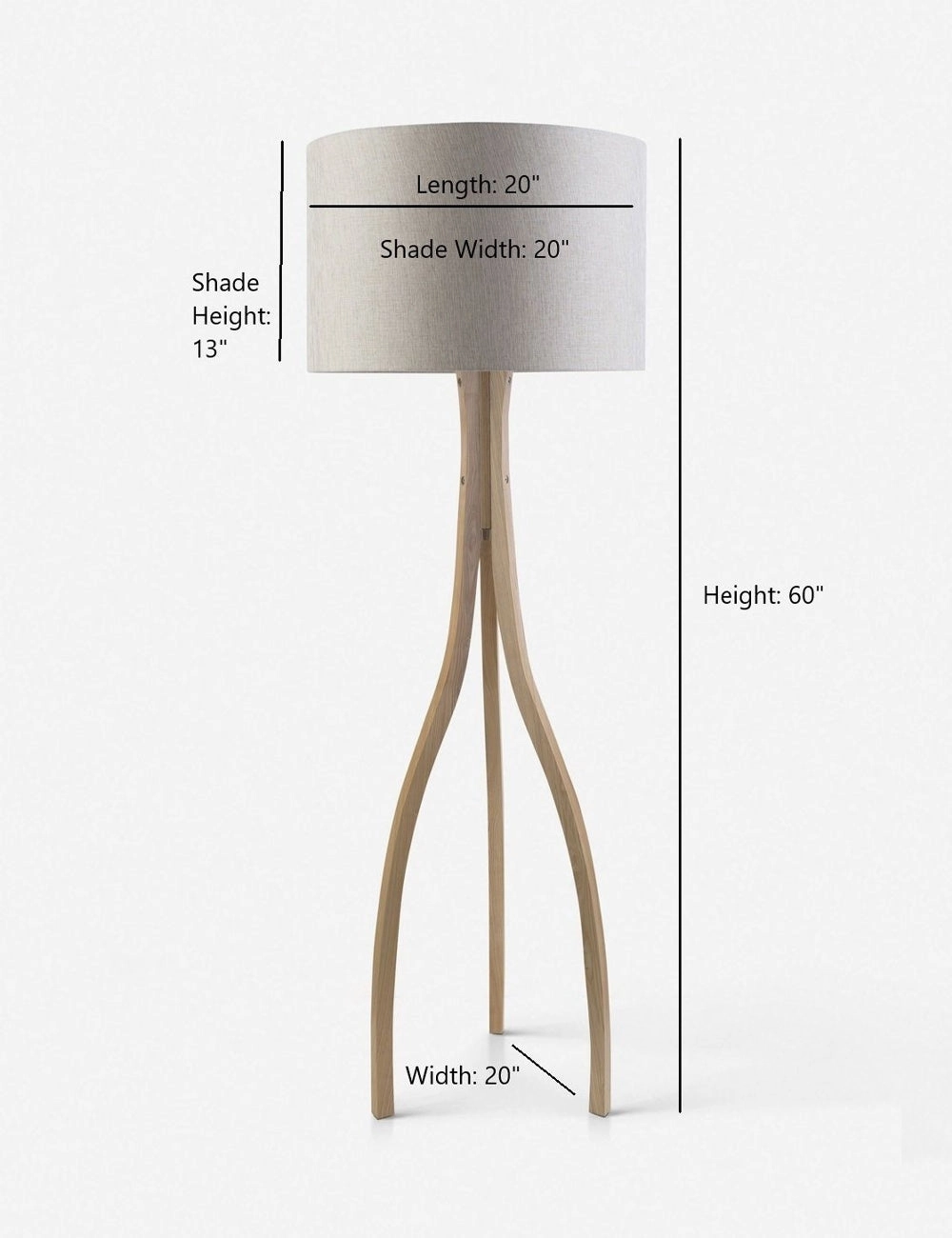 Lewis Wishbone Floor Lamp
