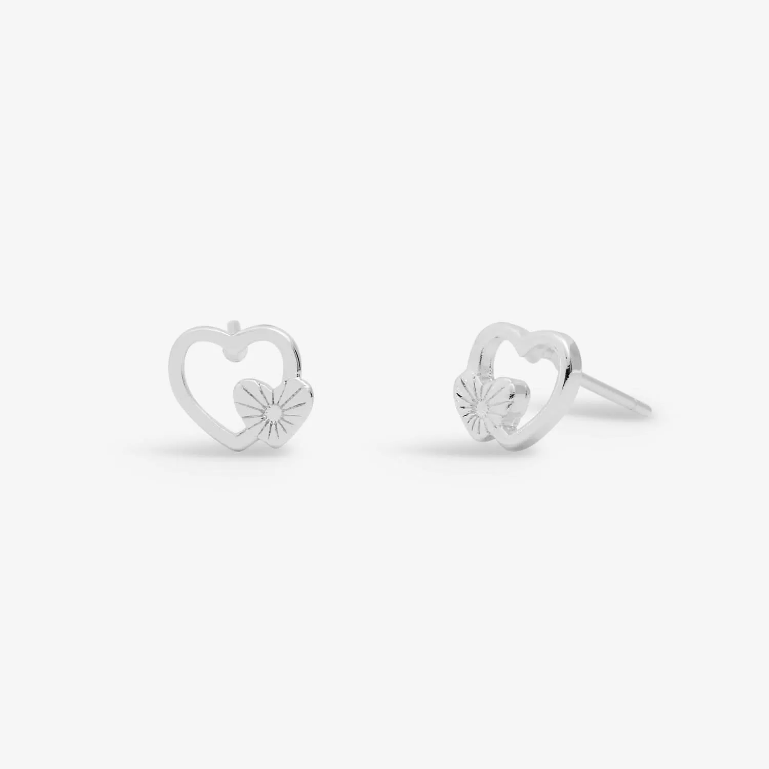 Lifes A Charm Daughter Silver Plated Earrings 7862 Joma Jewellery