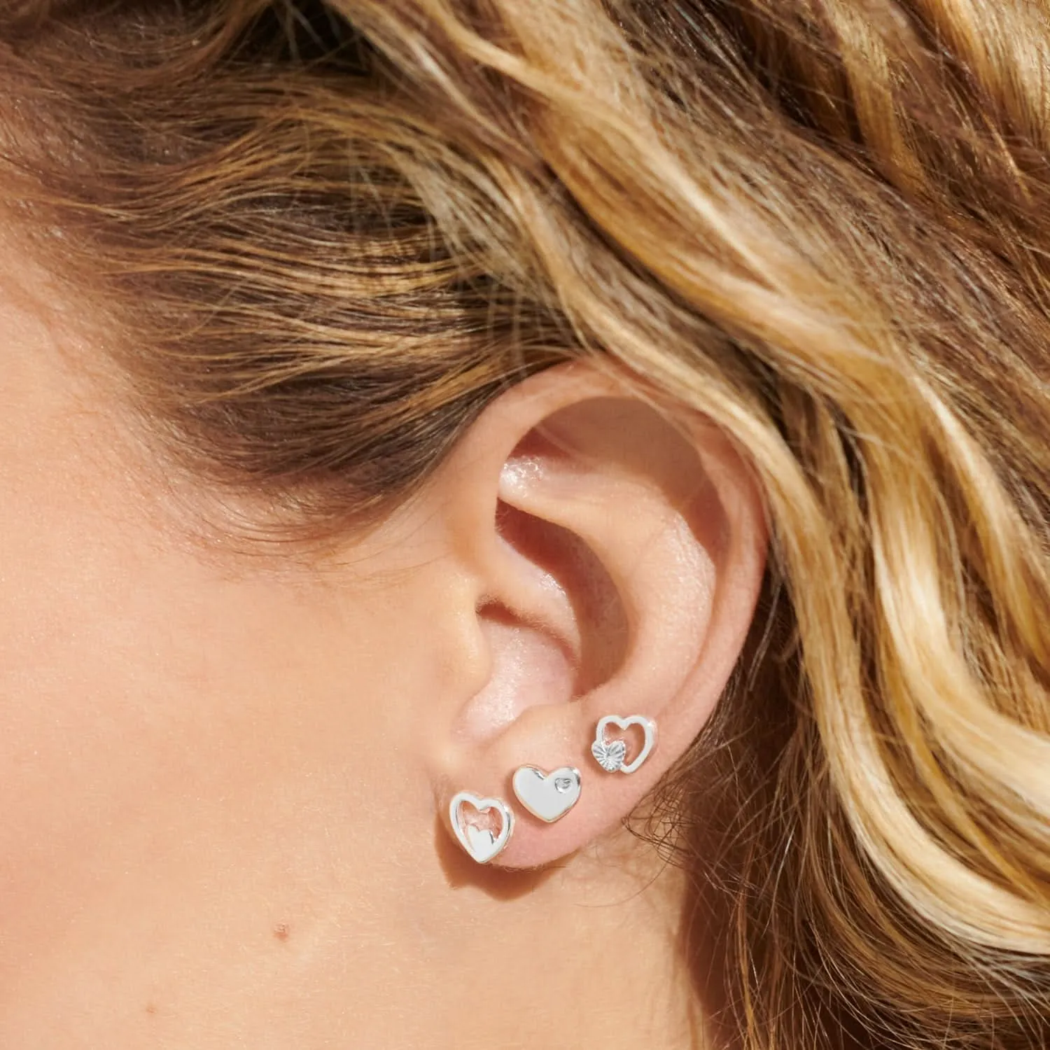 Lifes A Charm Daughter Silver Plated Earrings 7862 Joma Jewellery