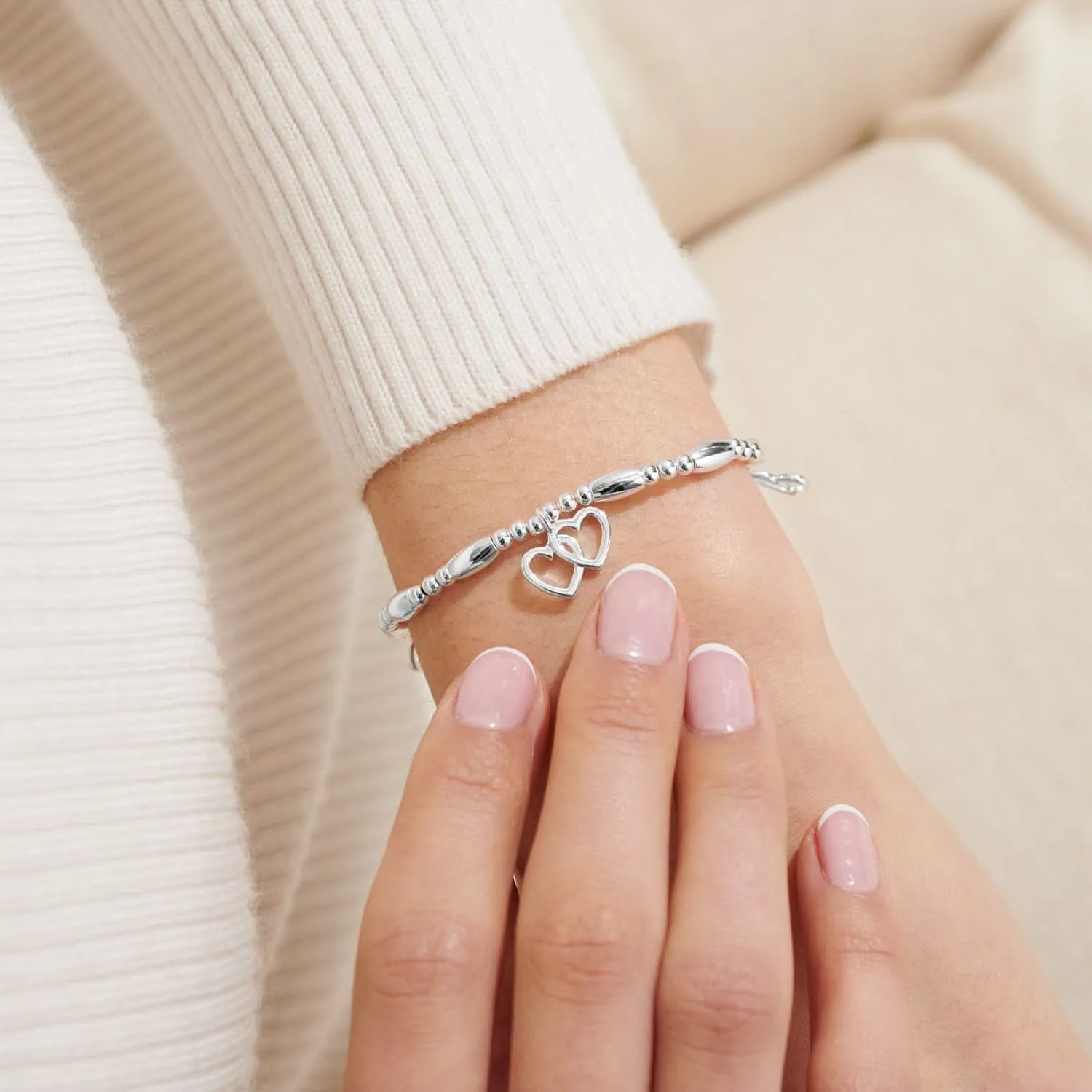 Lifes A Charm Friendship Silver Plated Bracelet 7852 Joma Jewellery