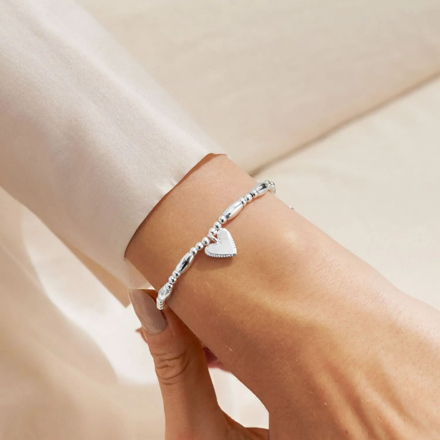 Lifes A Charm Love Silver Plated Bracelet 7854 Joma Jewellery