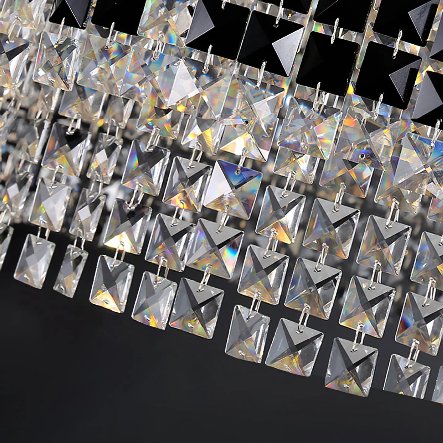 Liliana Rectangle Crystal Chandelier